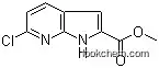 Molecular Structure of 1140512-58-8 (Methyl 6-Chloro-1H-Pyrrolo[2,3-b]Pyridine-2-Carboxylate)